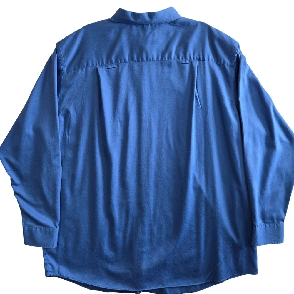 SYNRGY Non-Iron Long Sleeve 3XL Button Down Mens‎ Dress Shirt 19 37/38 Classic